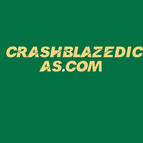 Logo da CRASHBLAZEDICAS